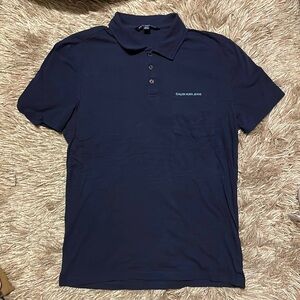 CALVIN Klein Mens Polo Short Sleeve‎ Shirt Small